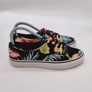 Vans Authentic Tropical Themed‎ Skateboard Sneakers Womens Size 6.5 Multicolor